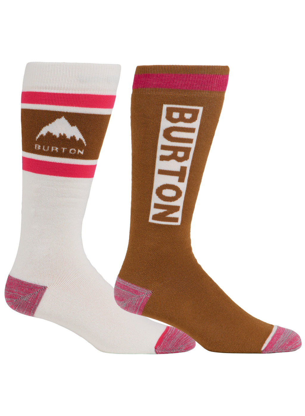 Women's Burton Weekend Midweight Socks 2-Pack - Chestnut Brown - Burton Socks Sets
