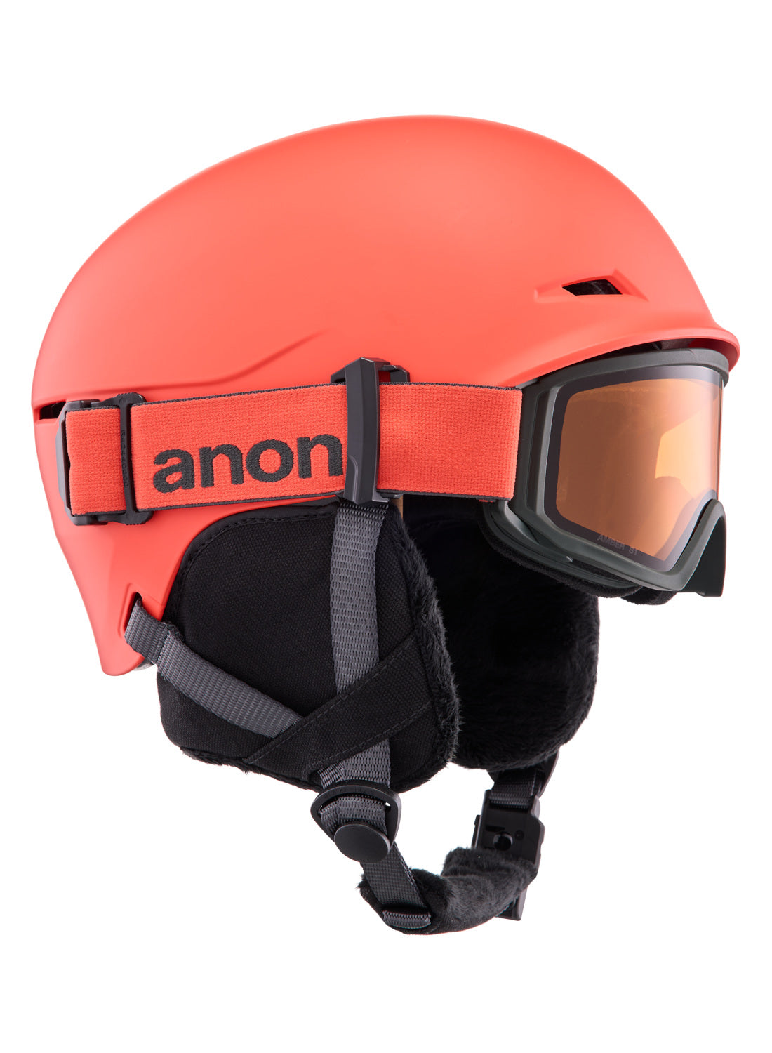 Kids' Anon Define Ski & Snowboard Helmet - Fiesta Red