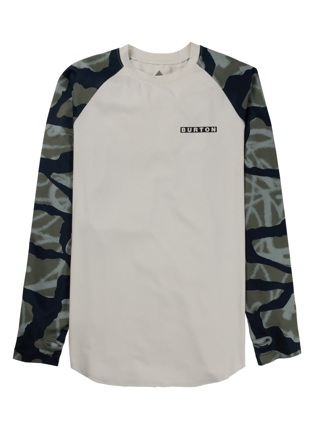 Men's Burton Roadie Base Layer Tech T-Shirt - Stout White Graffiti Camo