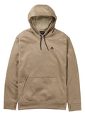 Men's Burton Oak Pullover Hoodie - Summit Taupe Heather - Burton Pullover Hoodie Apparel
