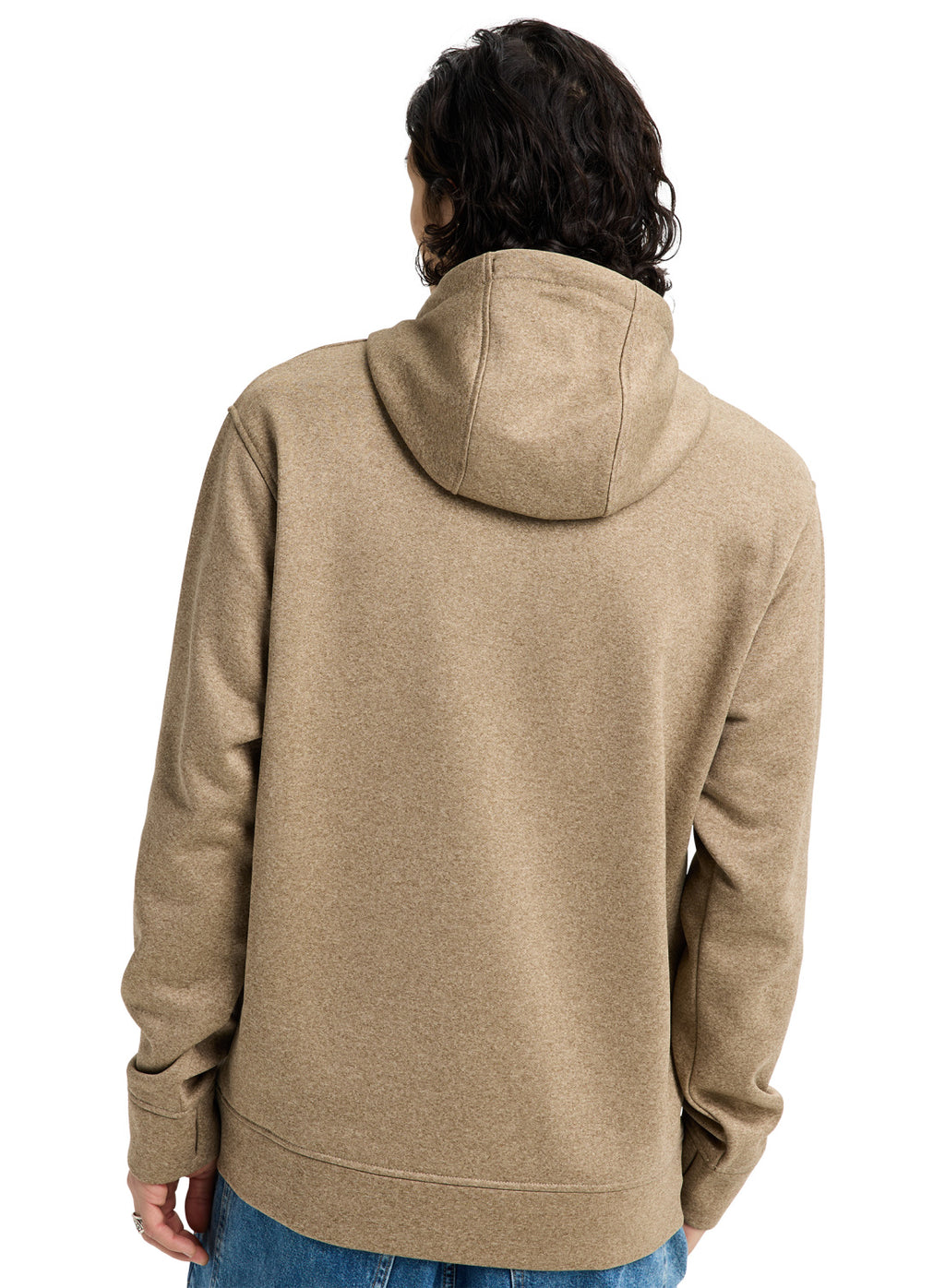 Men's Burton Oak Pullover Hoodie - Summit Taupe Heather - Burton Pullover Hoodie Apparel - alternate view 4