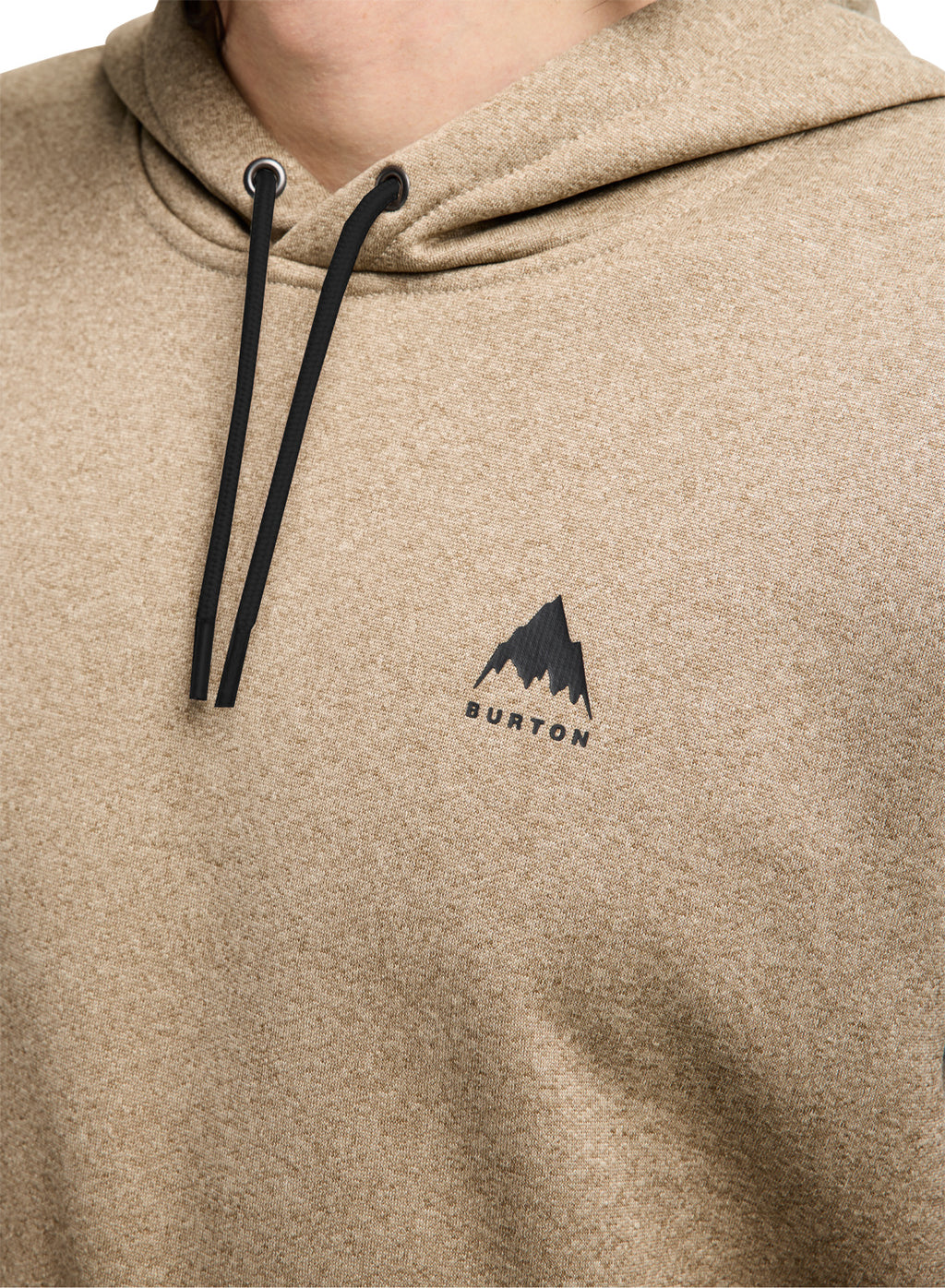 Men's Burton Oak Pullover Hoodie - Summit Taupe Heather - Burton Pullover Hoodie Apparel - alternate view 5