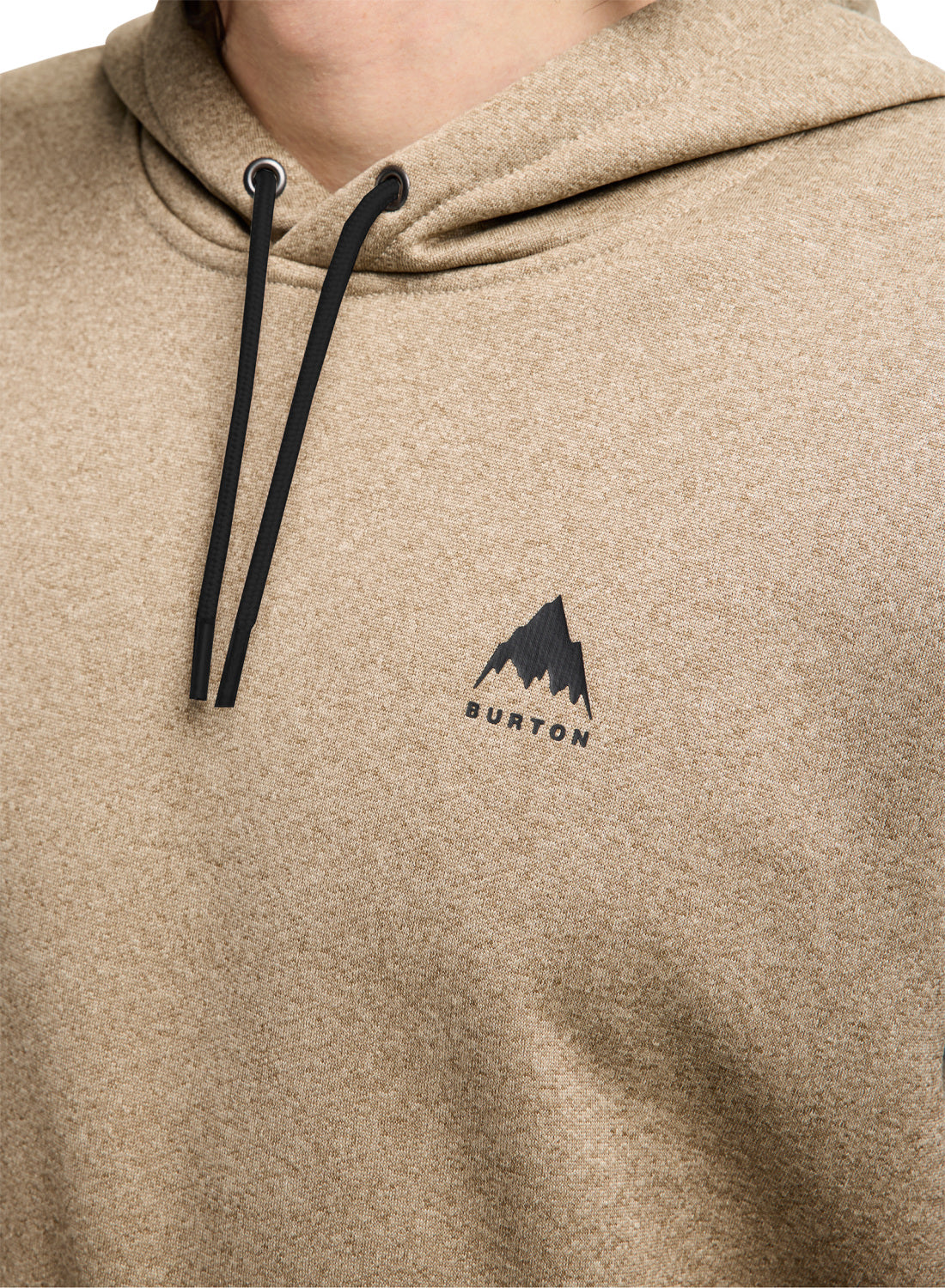 Men's Burton Oak Pullover Hoodie - Summit Taupe Heather - Burton Pullover Hoodie Apparel - alternate view 5