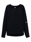 Women's Burton Roadie Base Layer Tech T-Shirt - True Black '26 - Burton Crew Neck Base