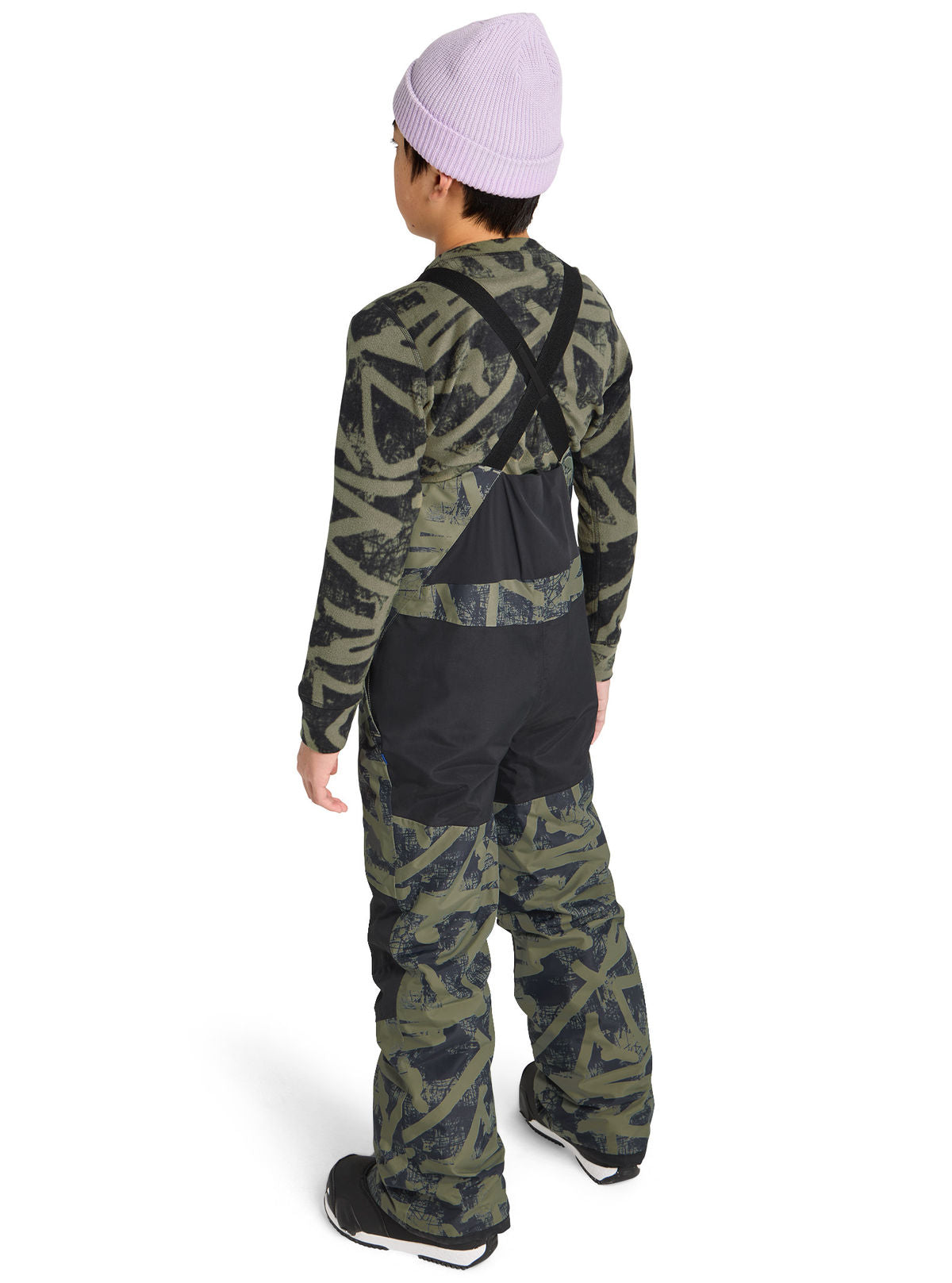 Kids' Burton Skylar 2L Bib Pants - Forest City Streets - Burton Bibs Outerwear - alternate view 4