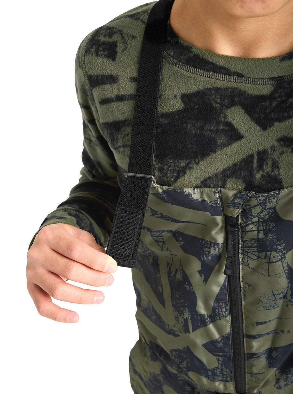 Kids' Burton Skylar 2L Bib Pants - Forest City Streets - Burton Bibs Outerwear - alternate view 5