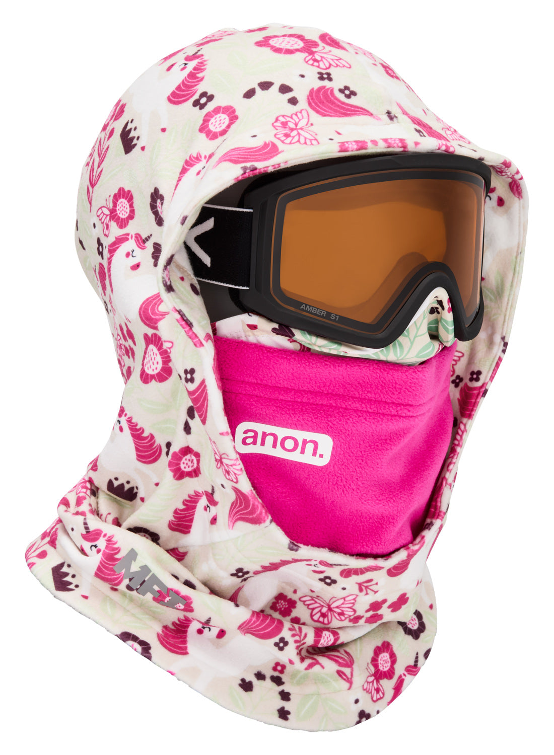 Kids' Anon MFI® Hooded Balaclava Face Mask - Unicorns OS