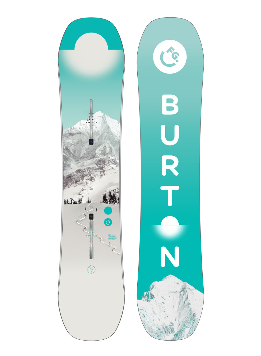 Kids' Burton Feelgood Smalls Camber Snowboard - One Color