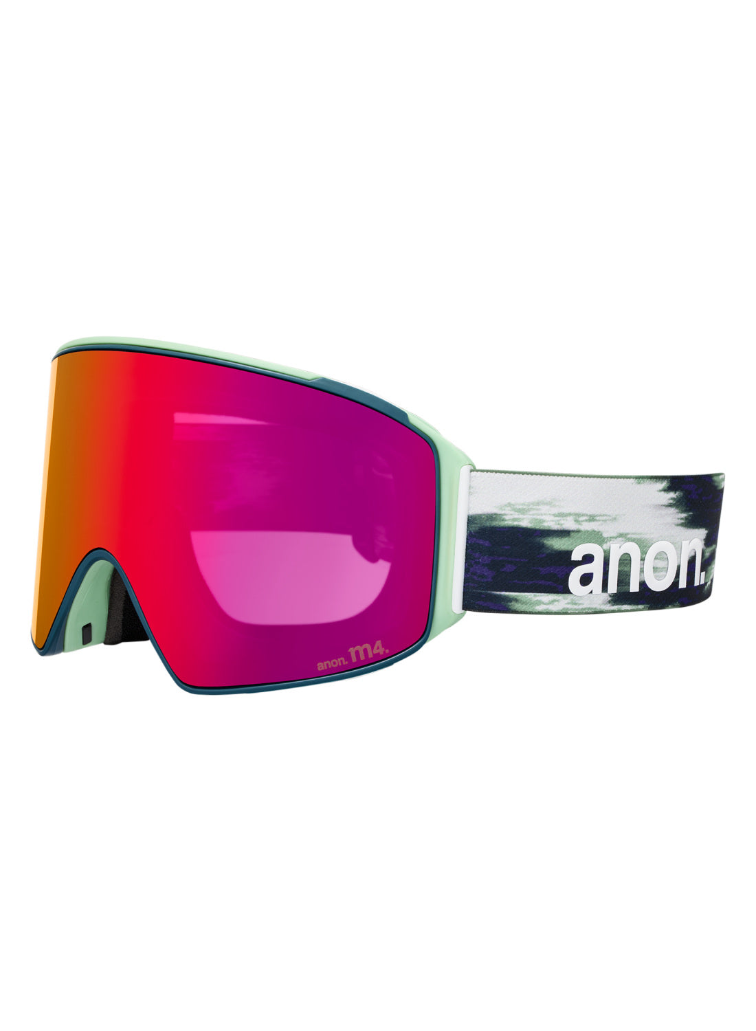 Anon M4 Goggles (Cylindrical) + Bonus Lens + MFI Face Mask - Family Tree / Perceive Sunny Red - Anon Magnatech Goggle - alternate view 3