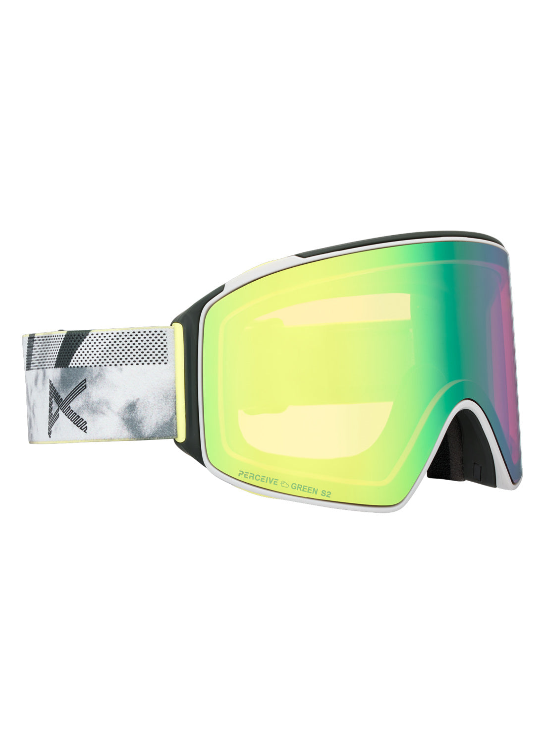 Anon M4 Goggles (Cylindrical) + Bonus Lens + MFI Face Mask - Tilt Shift / Perceive Variable Green - Anon Magnatech Goggle
