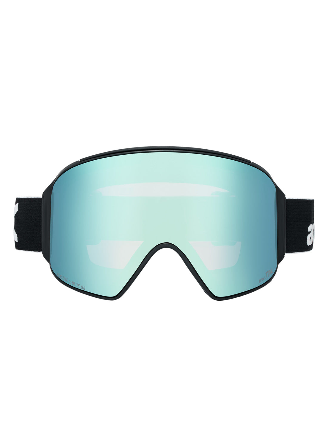 Anon M4 Goggles (Cylindrical) + Bonus Lens + MFI® Face Mask - Black Perceive Variable Blue OS