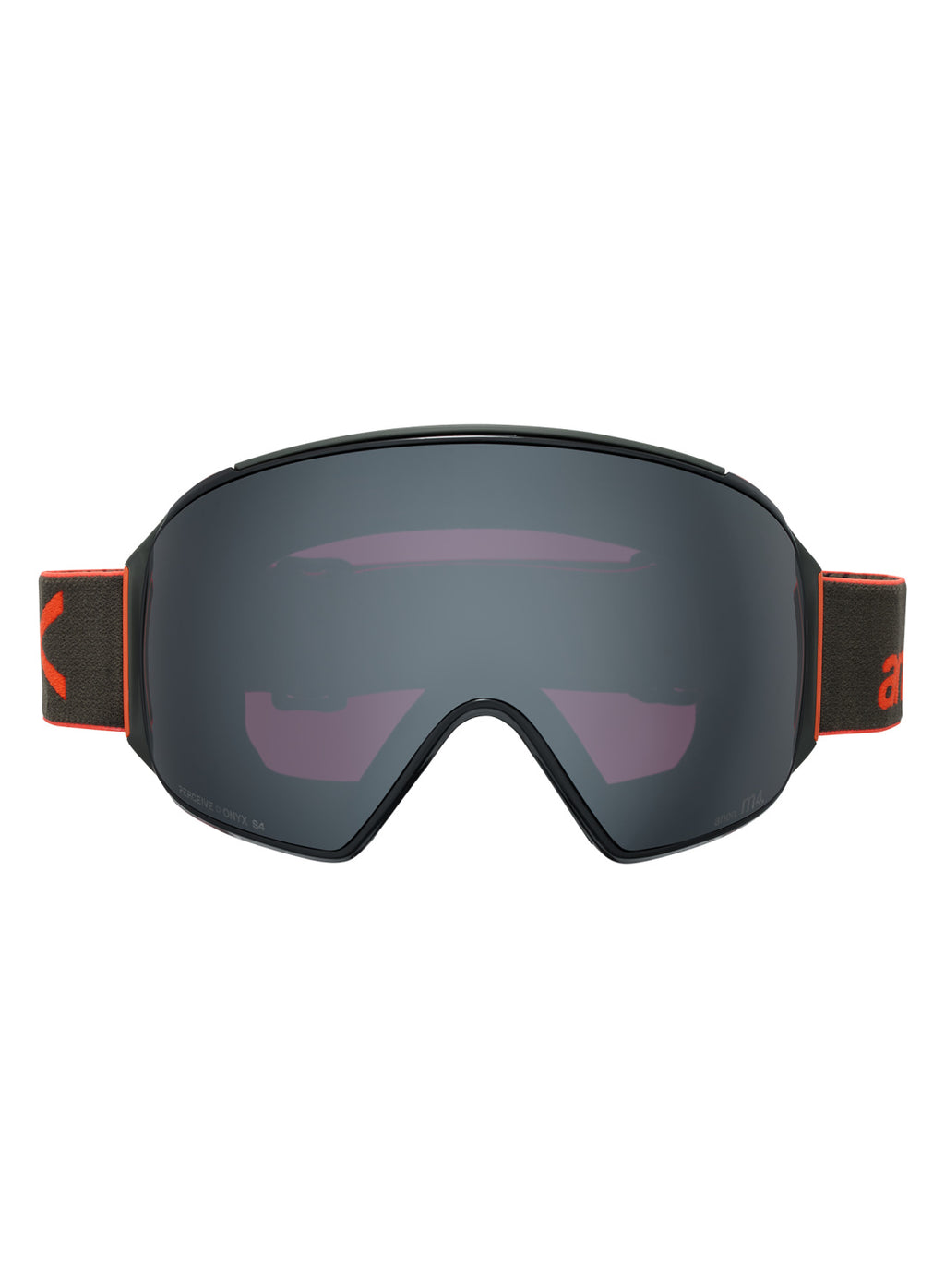 Anon M4 Goggles (Toric) + Bonus Lens + MFI Face Mask - Fiesta Red / Perceive Sunny Onyx - Anon Magnatech Goggle - alternate view 2