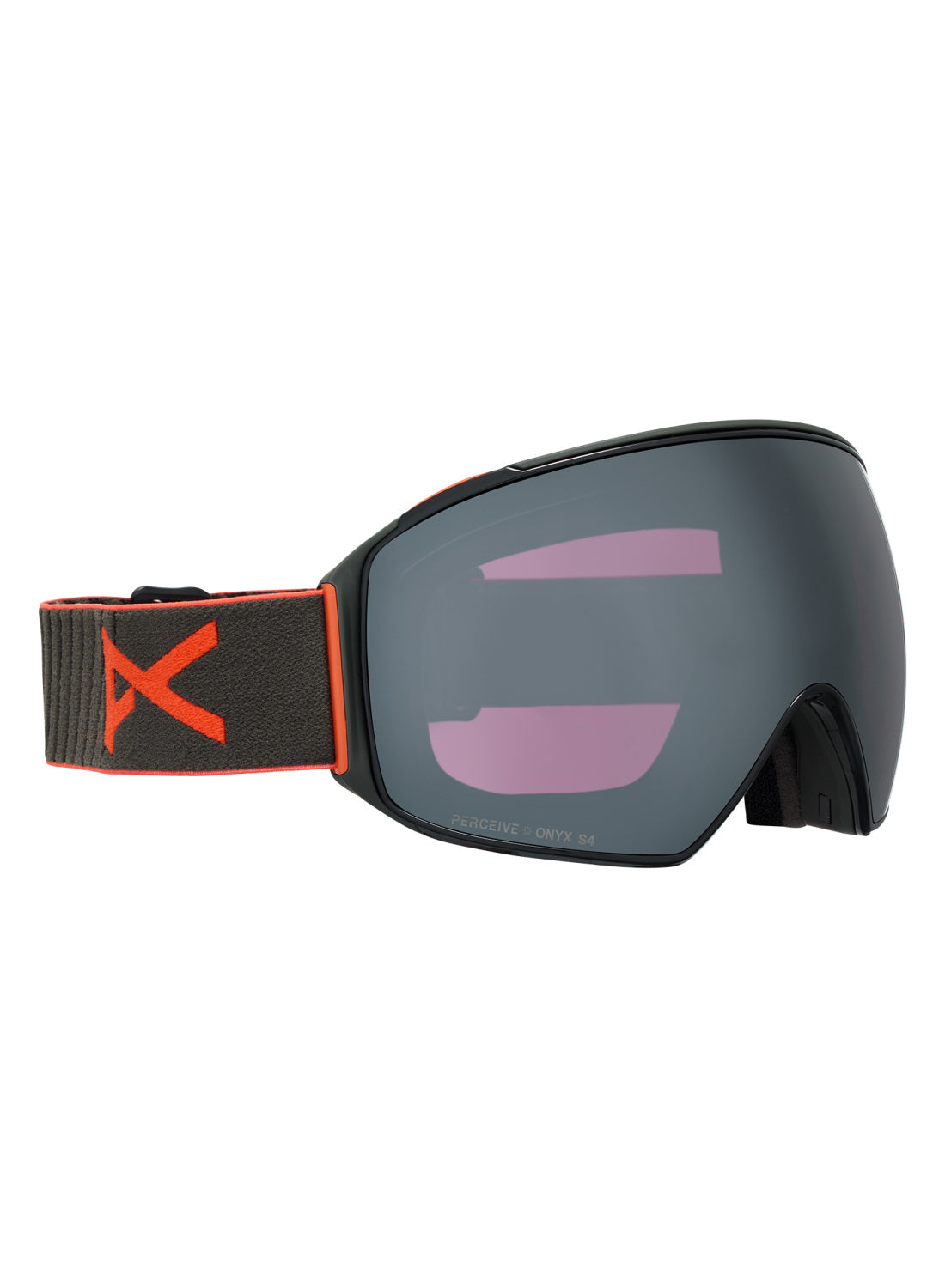 Anon M4 Goggles (Toric) + Bonus Lens + MFI Face Mask - Fiesta Red / Perceive Sunny Onyx - Anon Magnatech Goggle