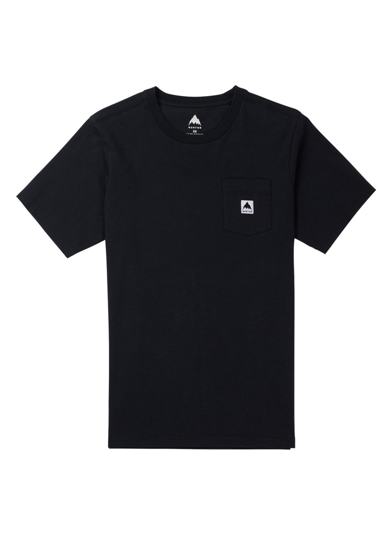 Burton Colfax Short Sleeve T-Shirt - True Black - Burton Ss Tee Apparel