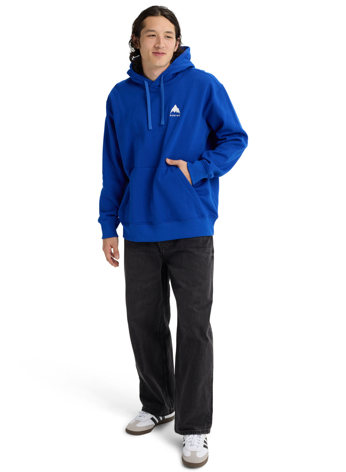 Men's Burton Mountain Pullover Hoodie - Jake Blue - Burton Pullover Hoodie Apparel - alternate view 2