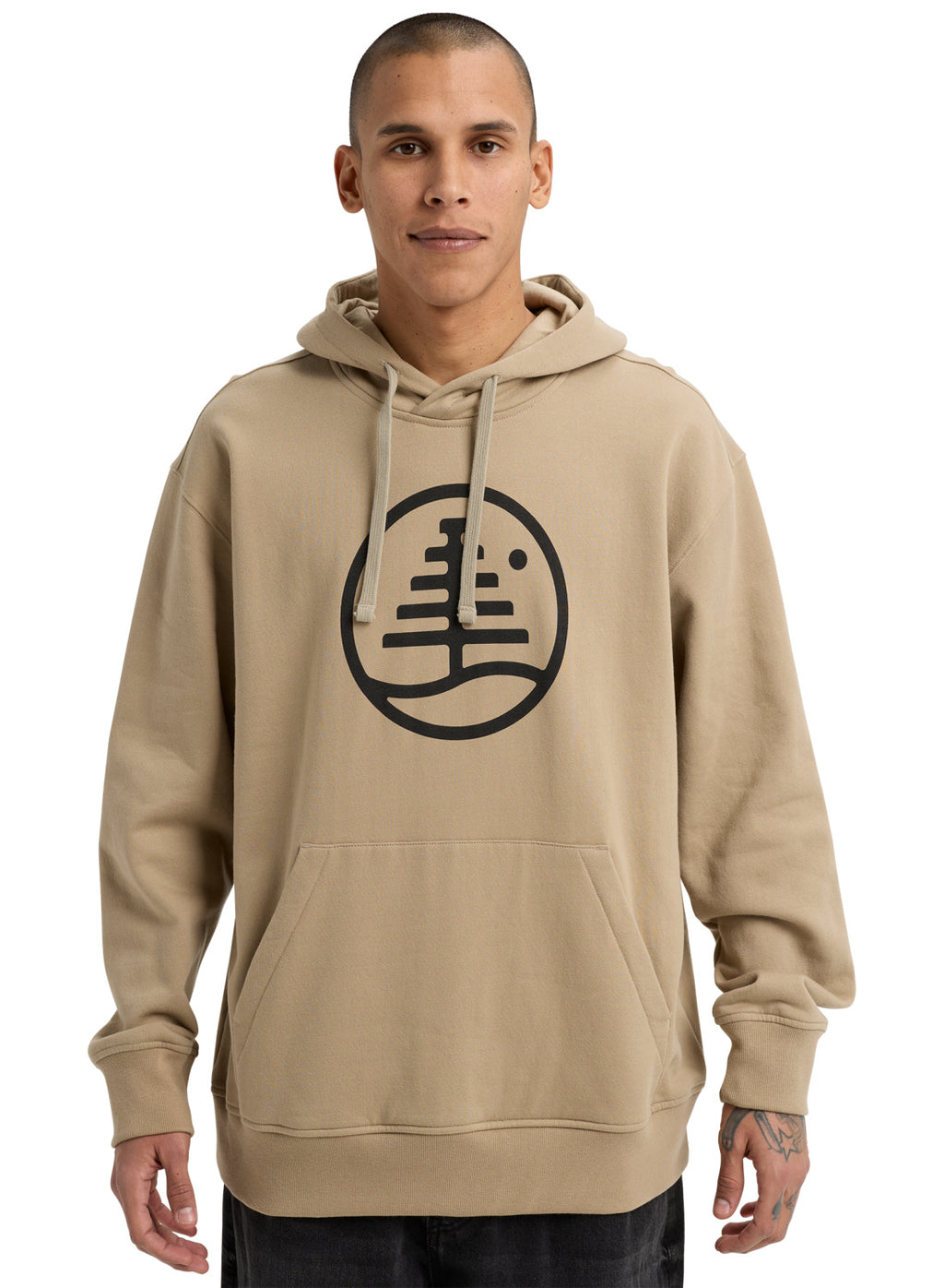 Men's Burton Family Tree Pullover Hoodie - Summit Taupe - Burton Pullover Hoodie Apparel - alternate view 3