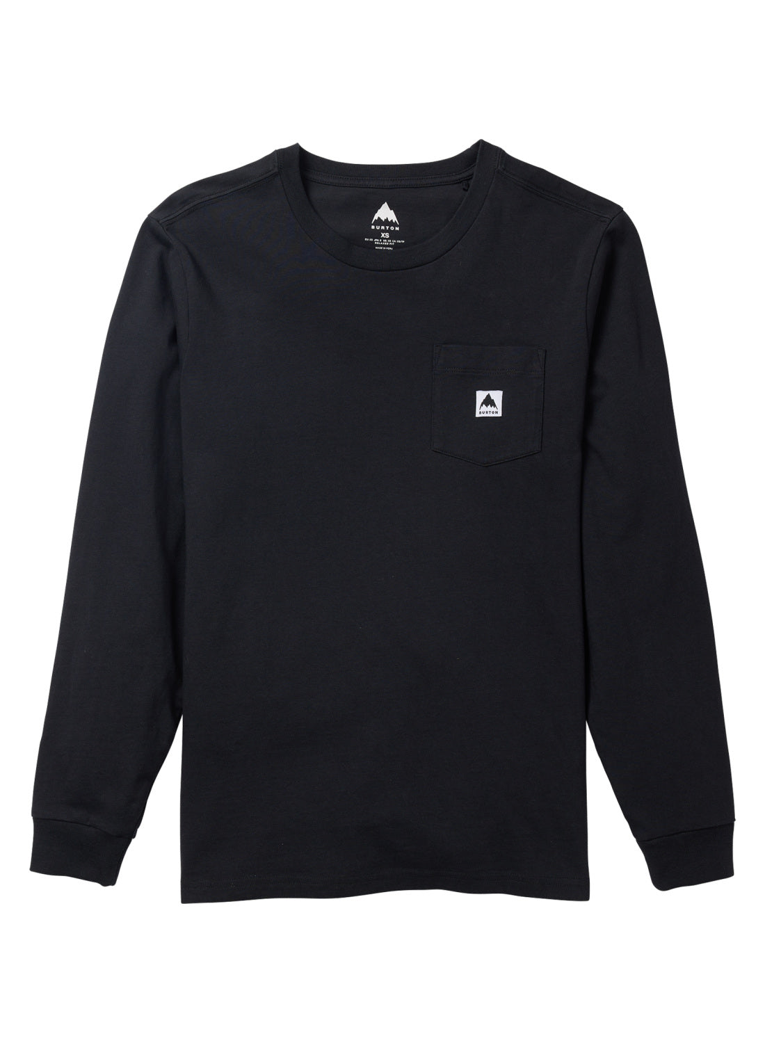 Burton Colfax Long Sleeve T-Shirt - True Black