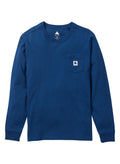 Burton Colfax Long Sleeve T-Shirt - Nightfall - Burton Ls Tee Apparel