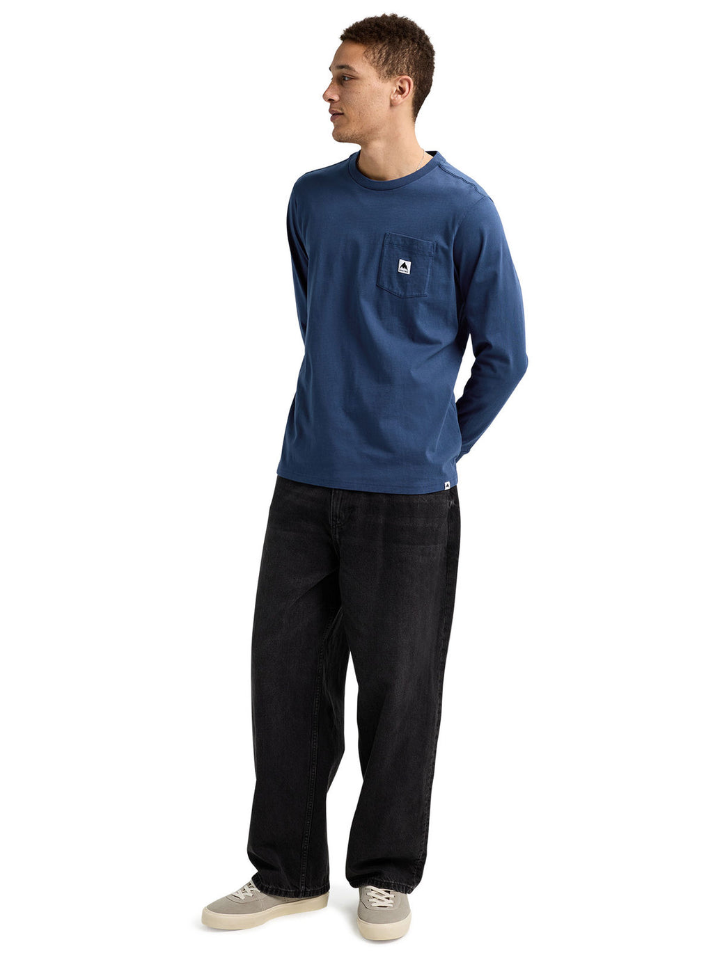 Burton Colfax Long Sleeve T-Shirt - Nightfall - Burton Ls Tee Apparel - alternate view 6