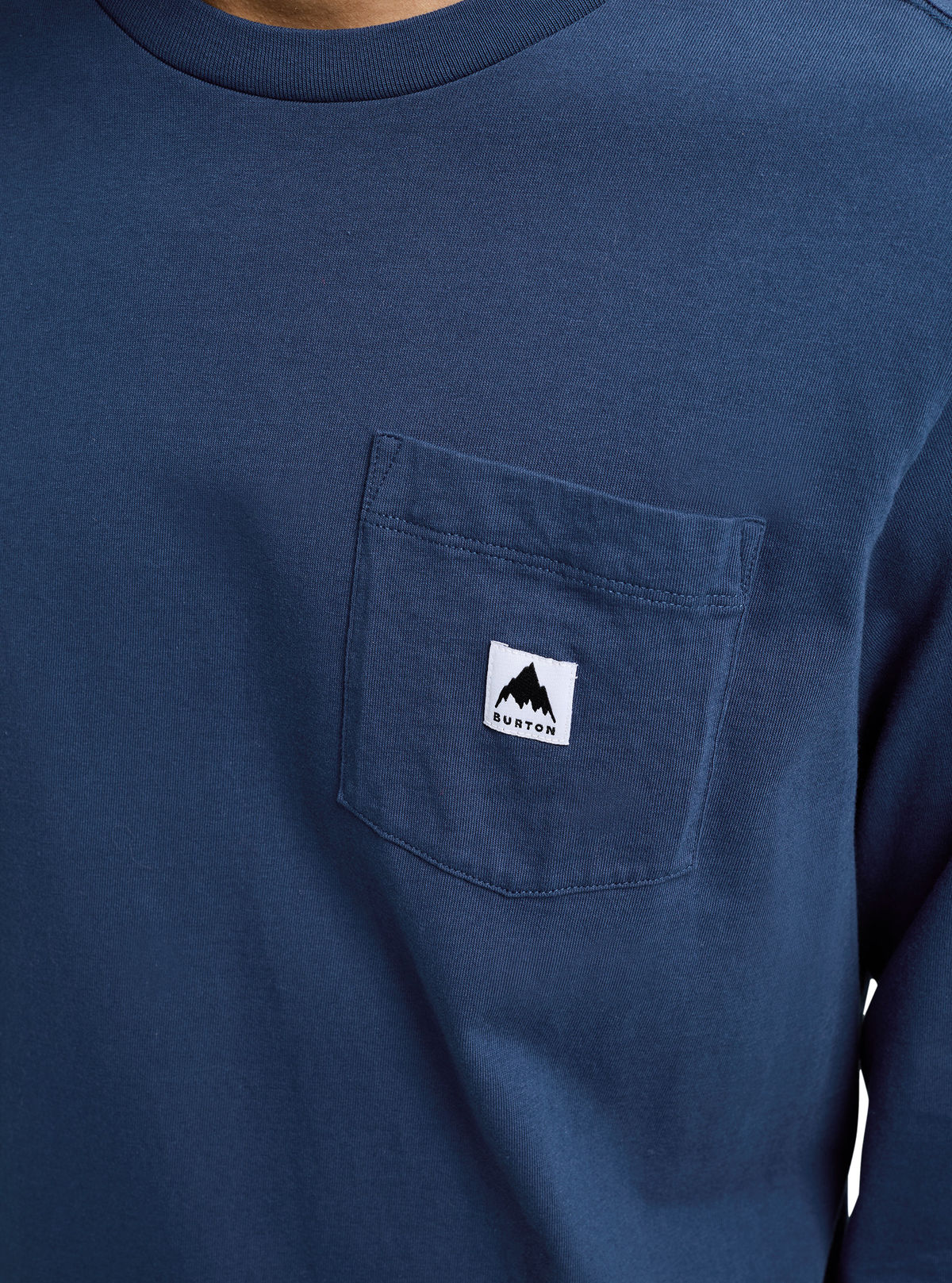 Burton Colfax Long Sleeve T-Shirt - Nightfall - Burton Ls Tee Apparel - alternate view 9