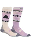 Women's Burton Performance Lightweight Socks (2 Pack) - Washed Lavender - Burton Socks Sets