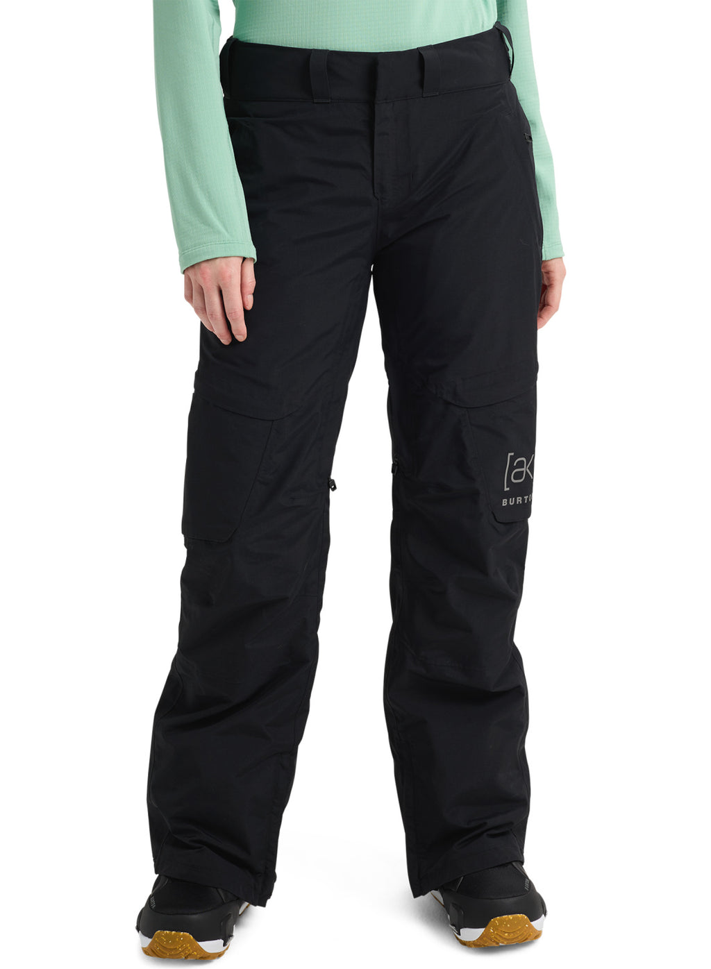 Women's Burton [ak] Summit GORE-TEX 2L Insulated Pants - True Black - Burton Pants Outerwear - alternate view 3