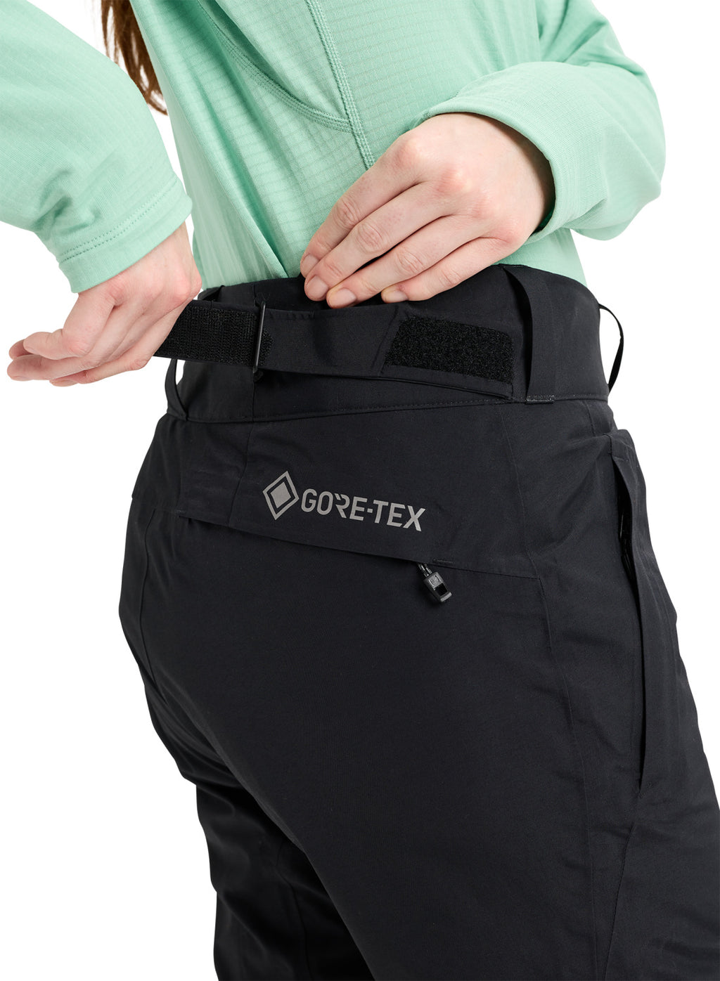 Women's Burton [ak] Summit GORE-TEX 2L Insulated Pants - True Black - Burton Pants Outerwear - alternate view 6
