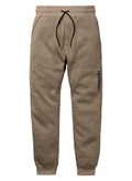 Men's Burton Oak Fleece Pants - Summit Taupe Heather - Burton Pants Apparel