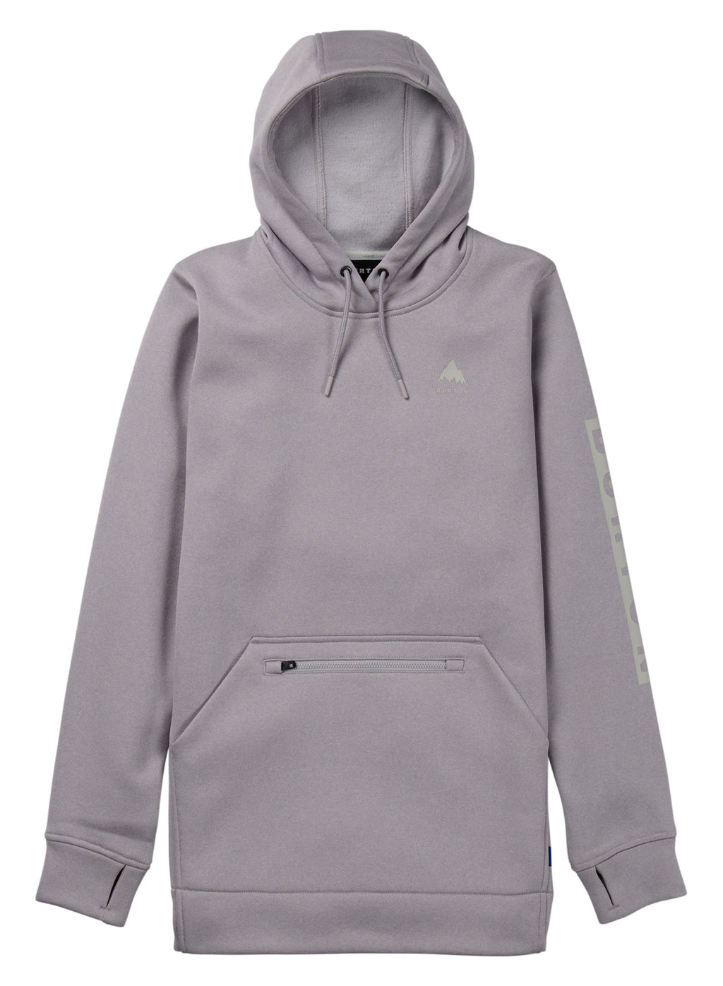 Women's Burton Oak Long Pullover Hoodie - Washed Lavender Heather - Burton Pullover Hoodie Apparel