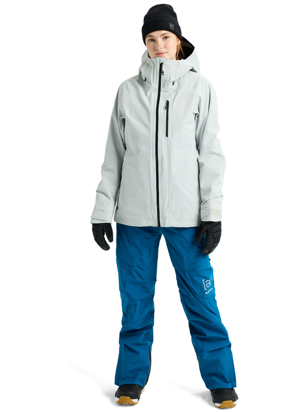 Women's Burton [ak] Upshift GORE-TEX 2L Jacket - Gray Cloud - Burton Jacket Outerwear - alternate view 2