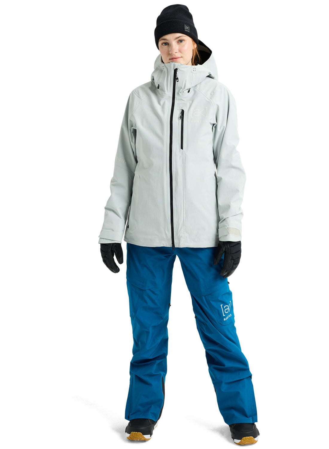 Women's Burton [ak] Upshift GORE-TEX 2L Jacket - Gray Cloud - Burton Jacket Outerwear - alternate view 2