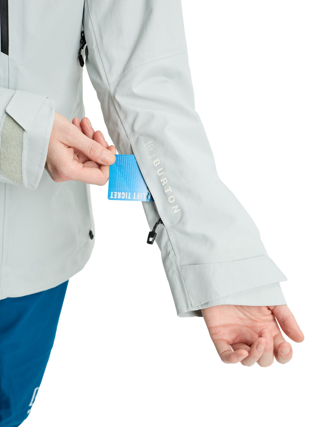 Women's Burton [ak] Upshift GORE-TEX 2L Jacket - Gray Cloud - Burton Jacket Outerwear - alternate view 5