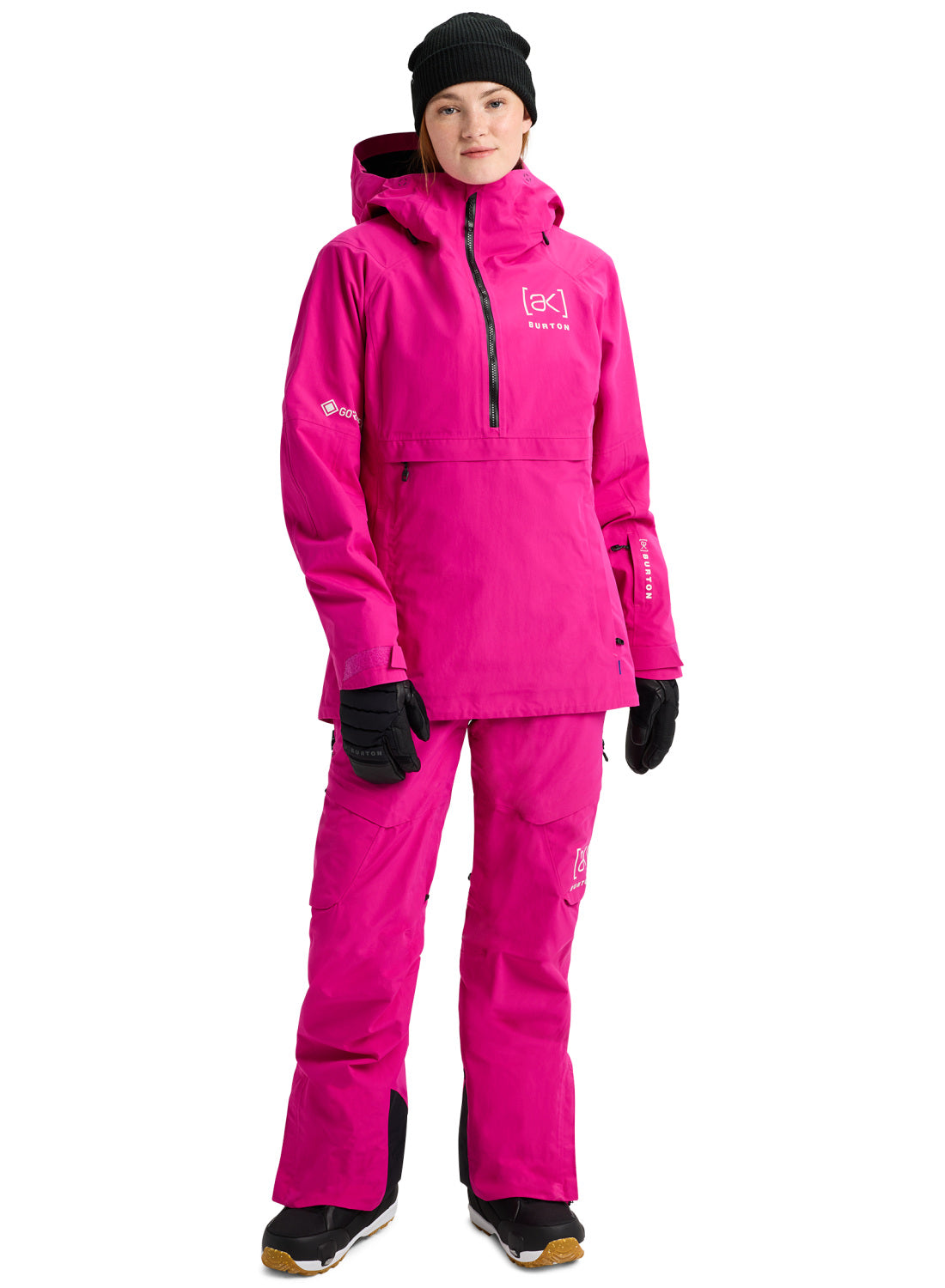 Women's Burton [ak] Kimmy GORE-TEX 2L Anorak Jacket - Very Berry - Burton Anorak Outerwear - alternate view 2