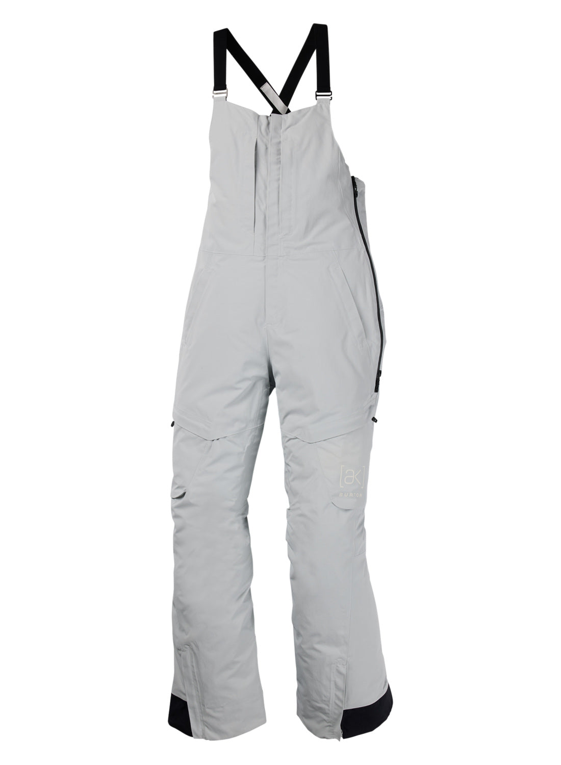 Women's Burton [ak] Kimmy GORE-TEX 2L Bib Pants - Gray Cloud - Burton Bibs Outerwear
