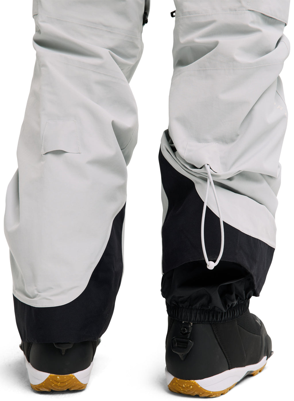 Women's Burton [ak] Kimmy GORE-TEX 2L Bib Pants - Gray Cloud - Burton Bibs Outerwear - alternate view 8