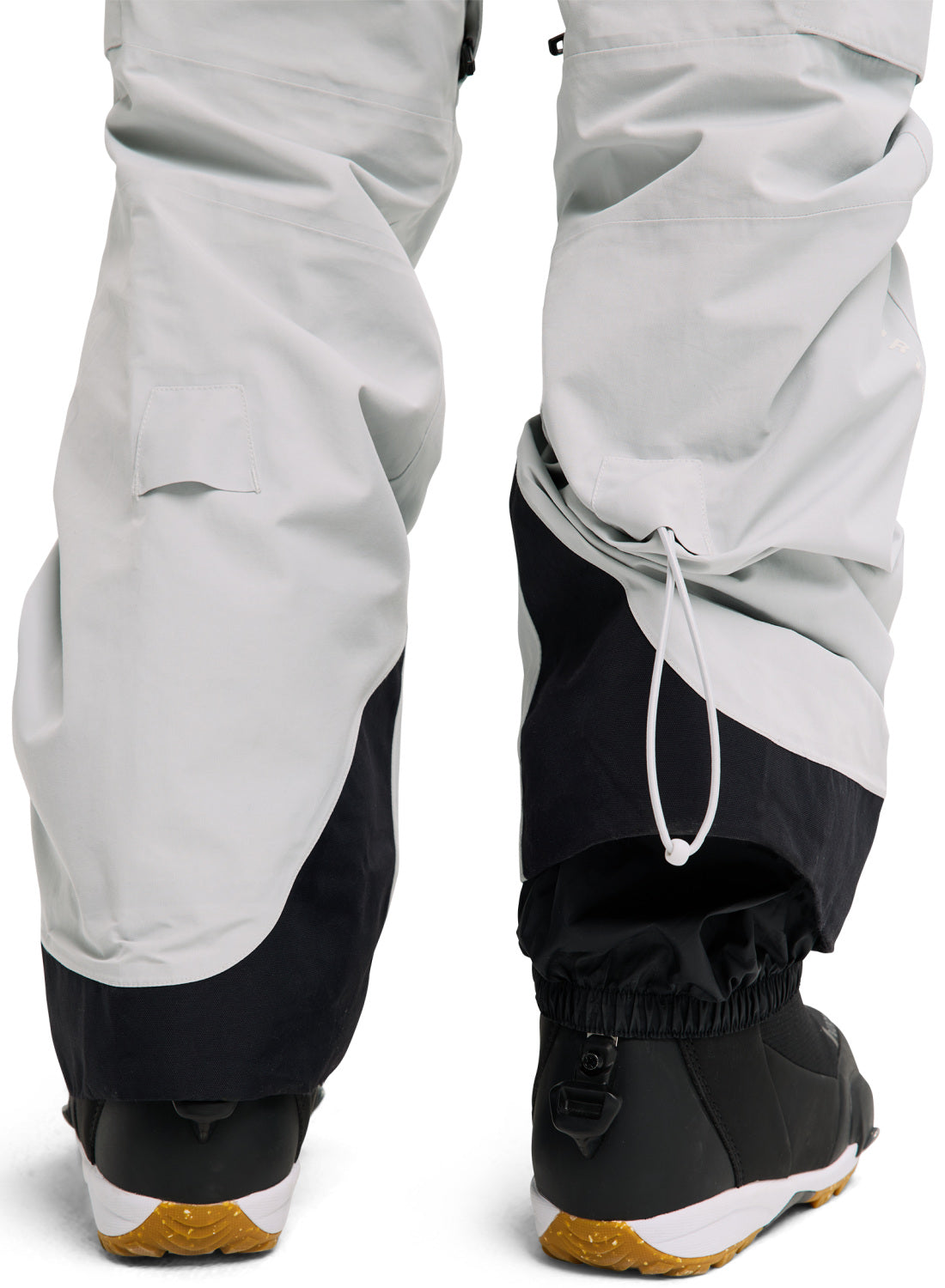 Women's Burton [ak] Kimmy GORE-TEX 2L Bib Pants - Gray Cloud - Burton Bibs Outerwear - alternate view 8