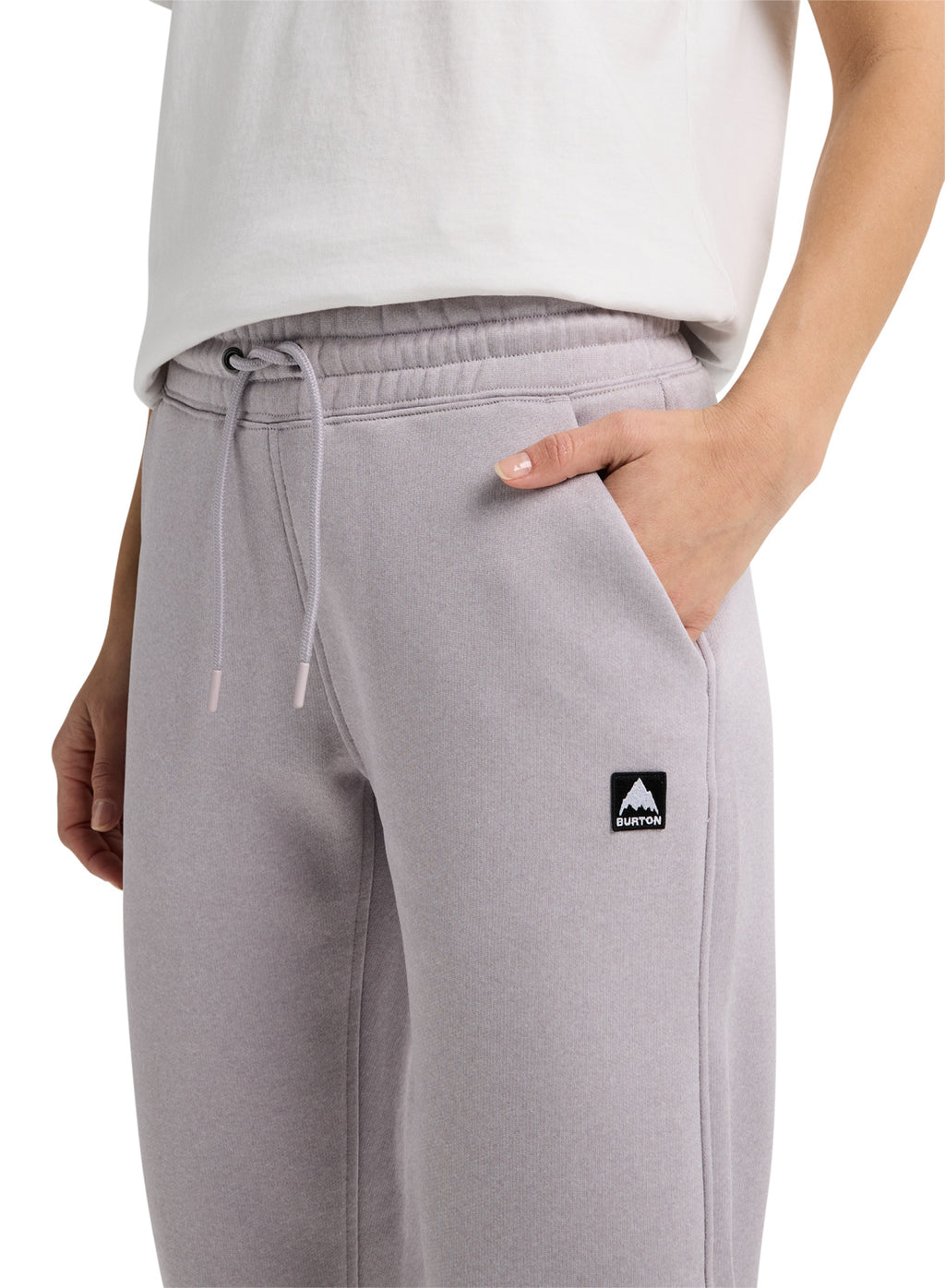 Women's Burton Oak Fleece Pants - Washed Lavender Heather - Burton Pants Apparel - alternate view 5