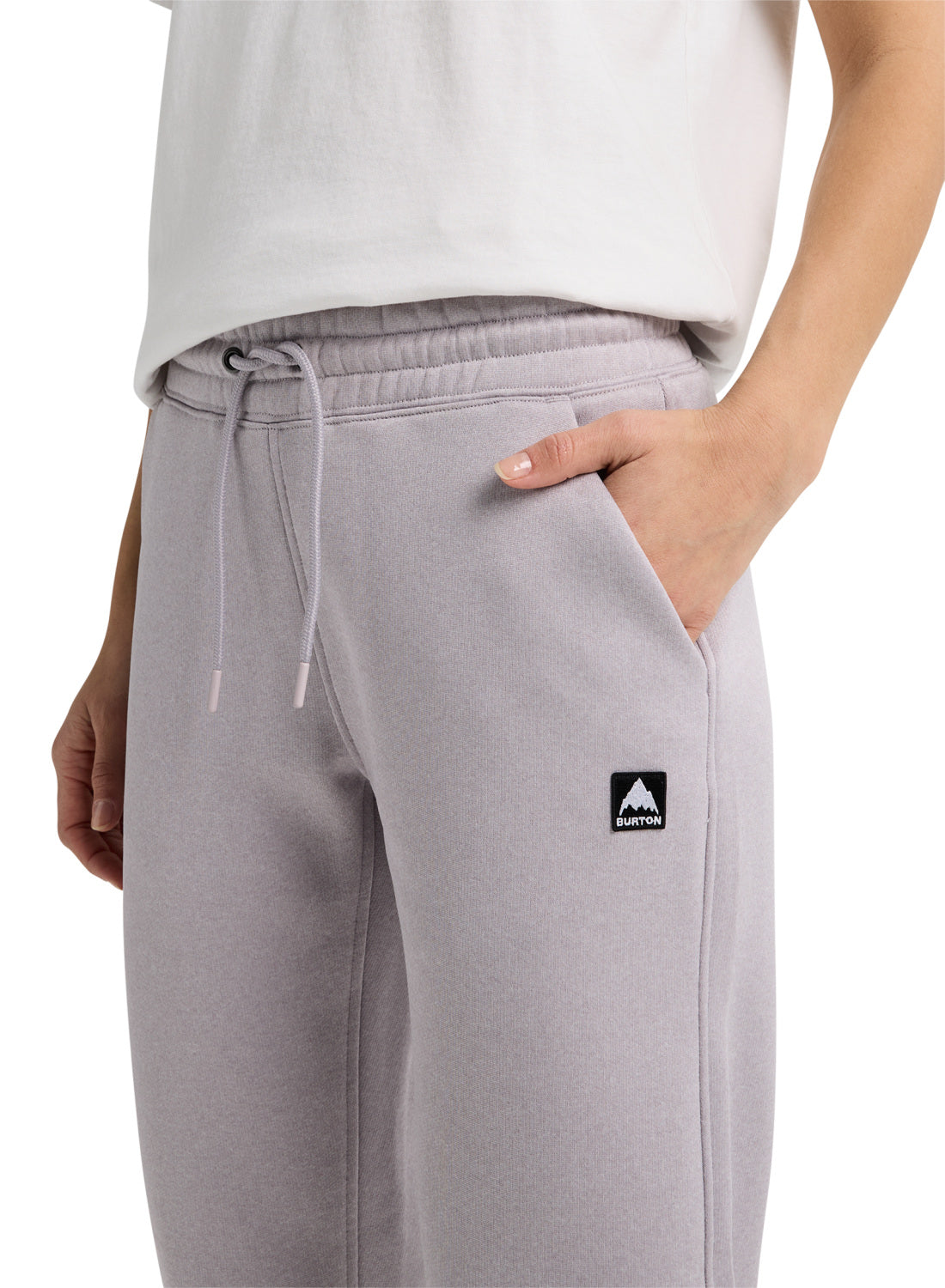 Women's Burton Oak Fleece Pants - Washed Lavender Heather - Burton Pants Apparel - alternate view 5