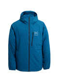 Men's Burton [ak] Helium Hooded Stretch Insulated Jacket - Blue Teal M - Burton Jacket Mid