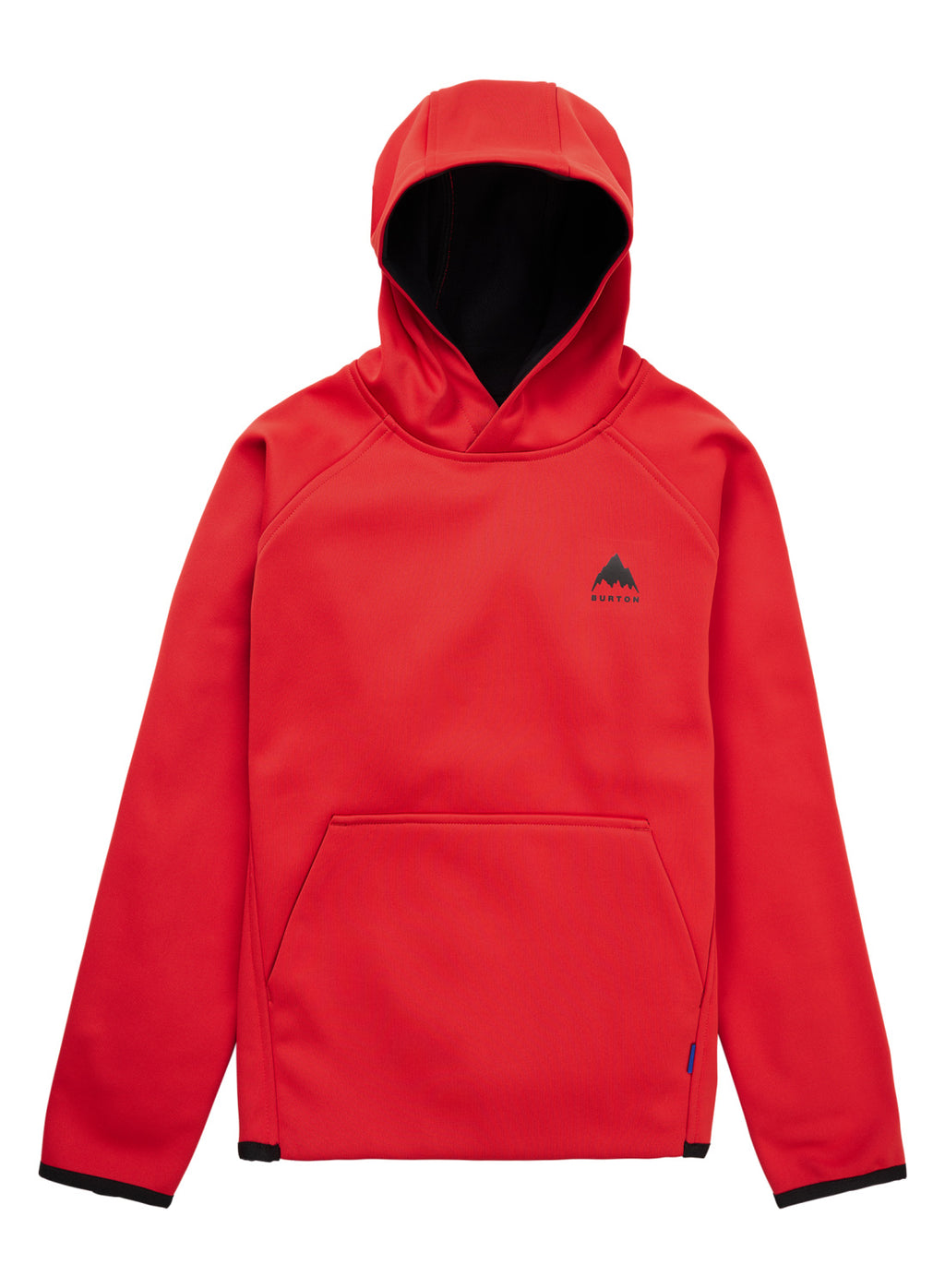 Kids' Burton Crown Weatherproof Fleece Pullover - Flame Scarlet - Burton Pullover Hoodie Apparel
