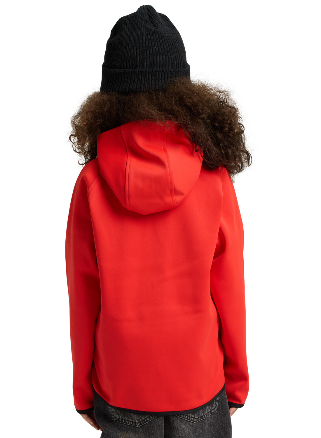 Kids' Burton Crown Weatherproof Fleece Pullover - Flame Scarlet - Burton Pullover Hoodie Apparel - alternate view 4