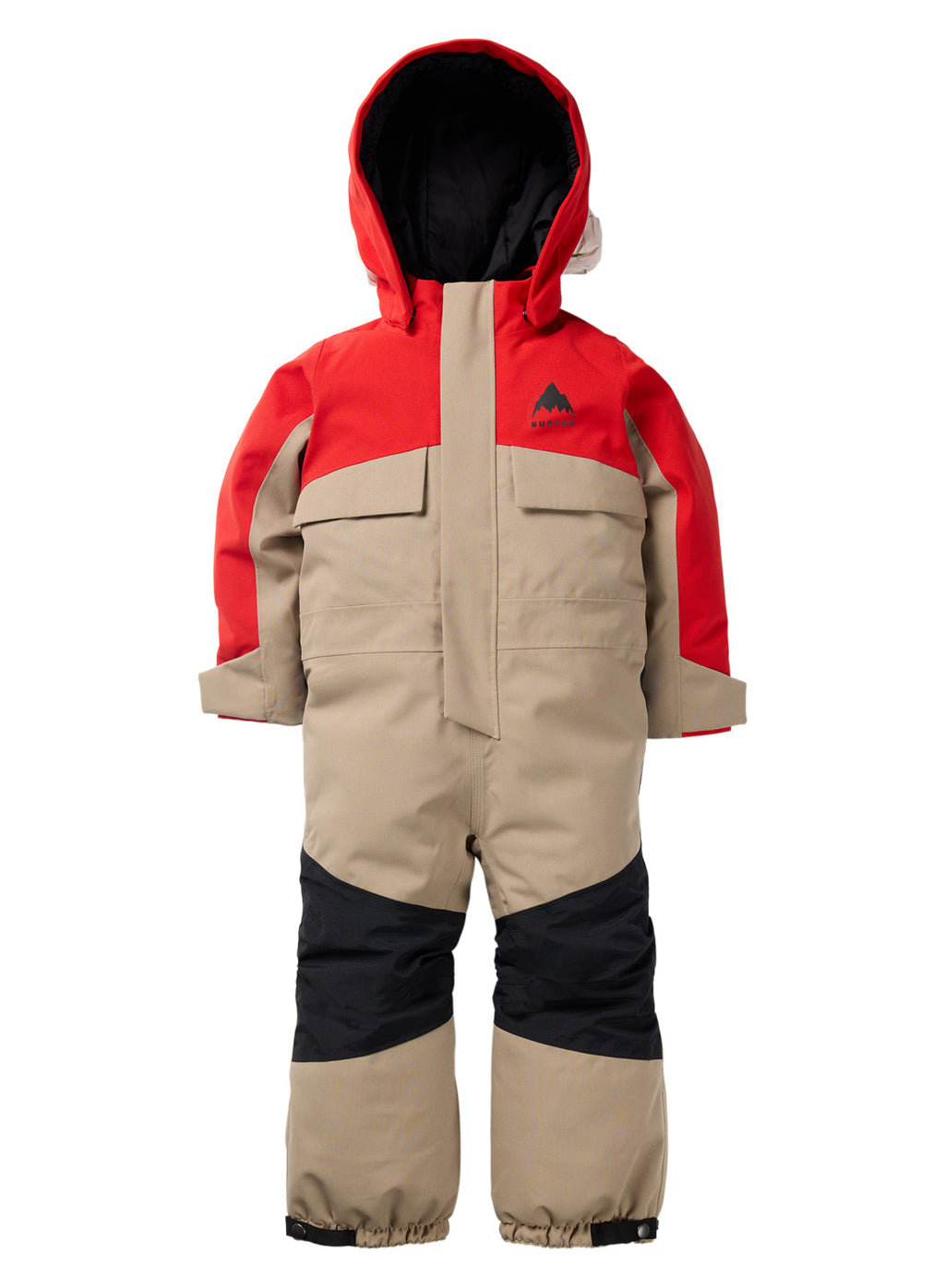 Toddlers' Burton 2L One Piece - Flame Scarlet/Summit Taupe - Burton One Piece Outerwear