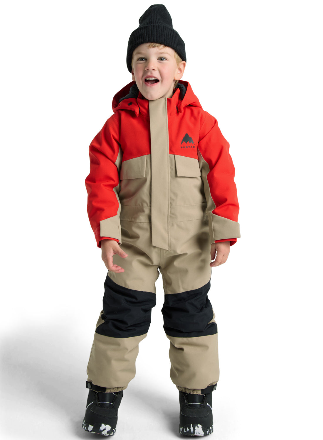 Toddlers' Burton 2L One Piece - Flame Scarlet/Summit Taupe - Burton One Piece Outerwear - alternate view 9