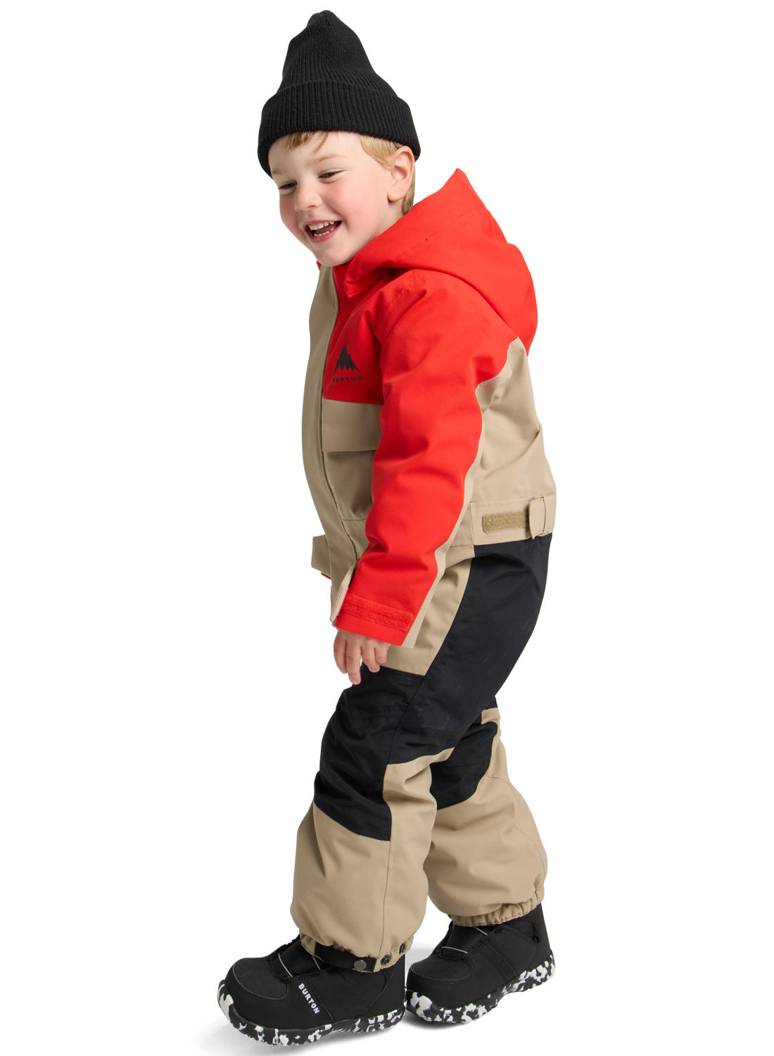 Toddlers' Burton 2L One Piece - Flame Scarlet / Summit Taupe - Burton One Piece Outerwear - alternate view 2