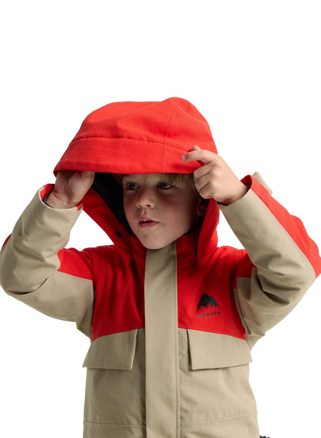 Toddlers' Burton 2L One Piece - Flame Scarlet/Summit Taupe - Burton One Piece Outerwear - alternate view 5