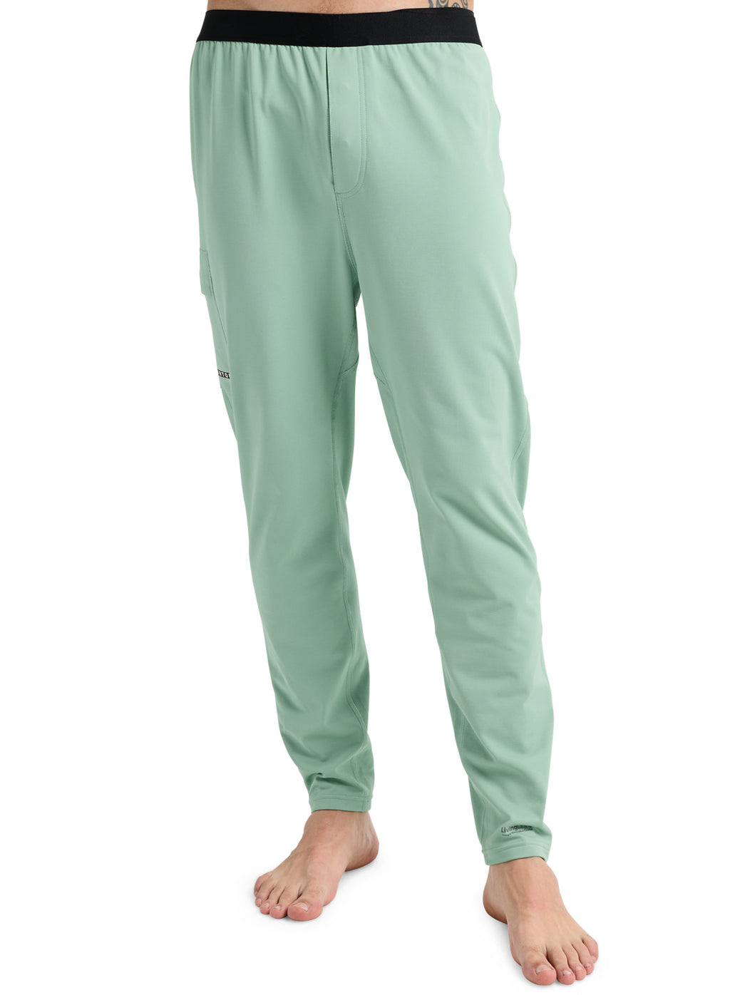 Men's Burton Heavyweight X Base Layer Pants - Soft Sage - Burton Pants Base - alternate view 3