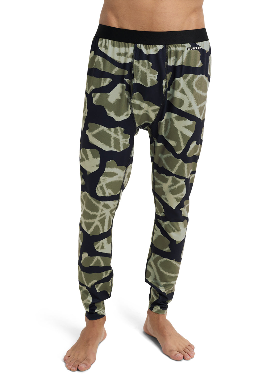 Men's Burton Lightweight X Base Layer Pants - Graffiti Camo - Burton Pants Base - alternate view 3
