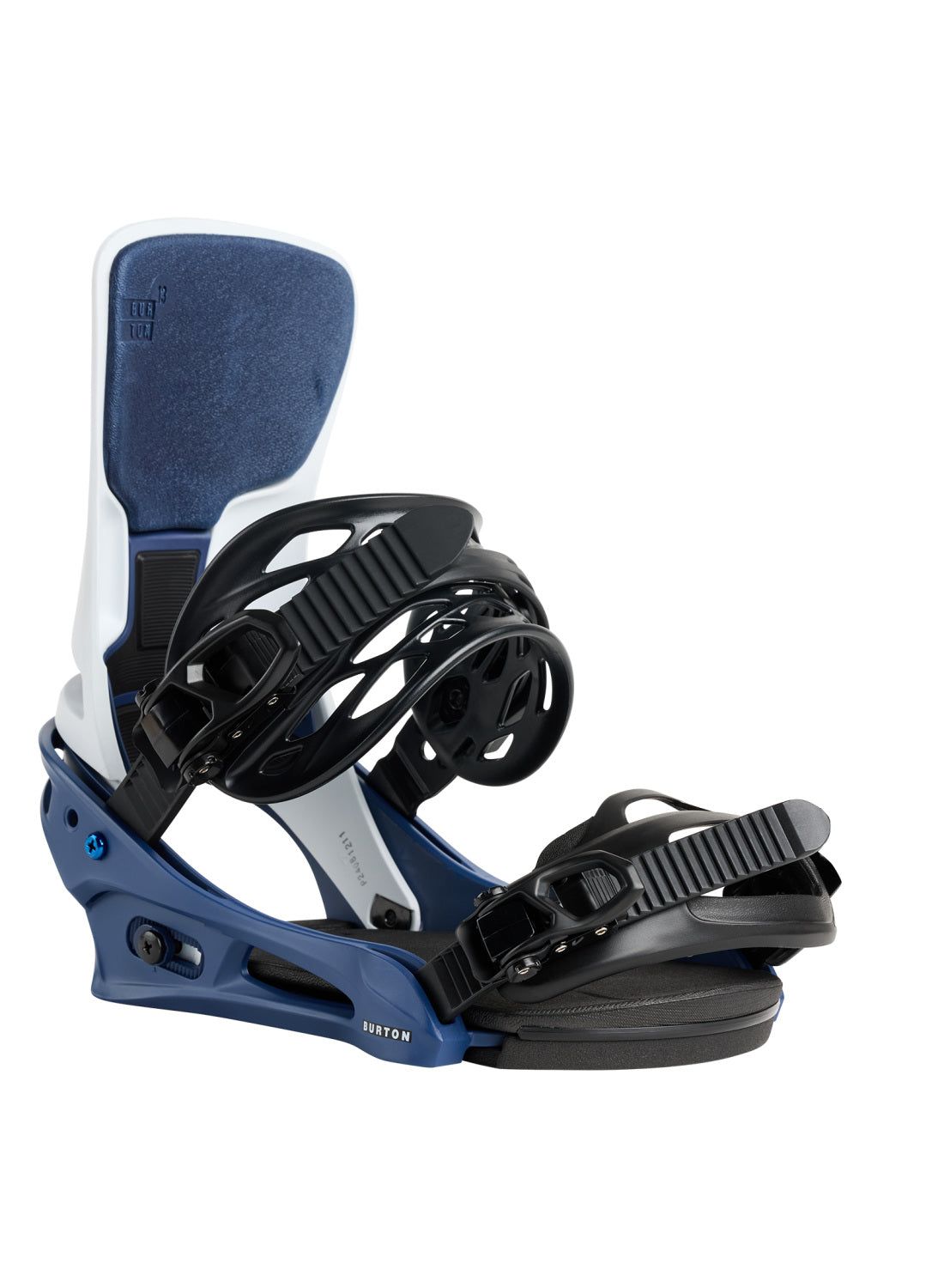Men's Burton Cartel X Re:Flex Snowboard Bindings - Nightfall / White - Burton Bindings Strap - alternate view 2