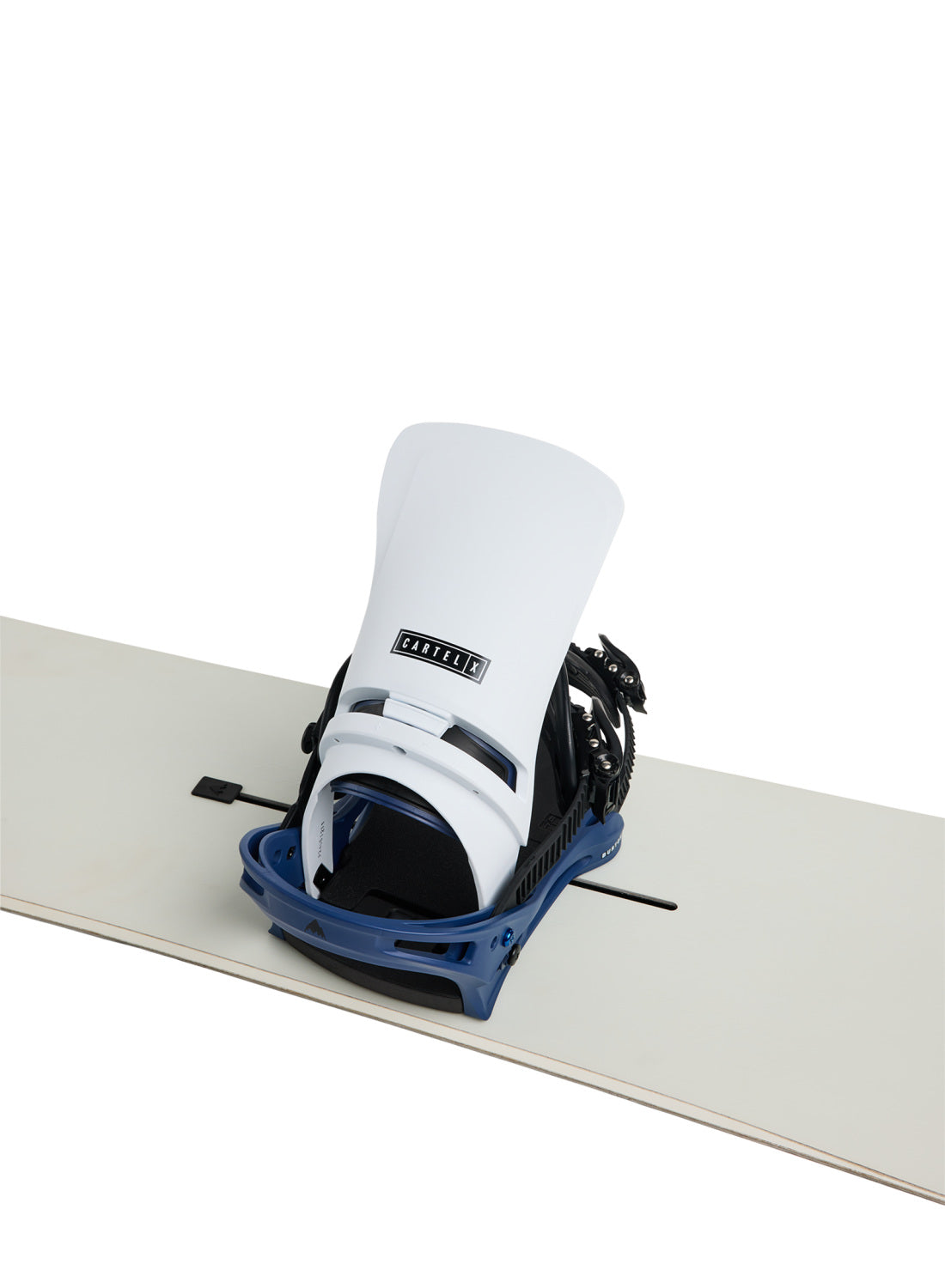 Men's Burton Cartel X Re:Flex Snowboard Bindings - Nightfall / White - Burton Bindings Strap - alternate view 6