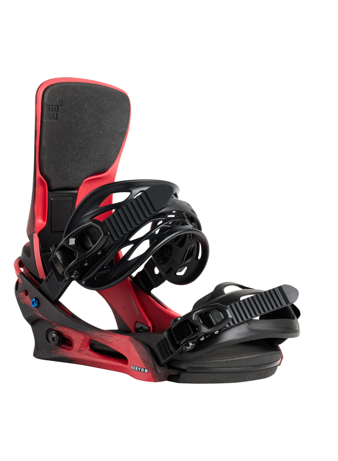 Men's Burton Cartel X Re:Flex Snowboard Bindings - Black / Red - Burton Bindings Strap - alternate view 2